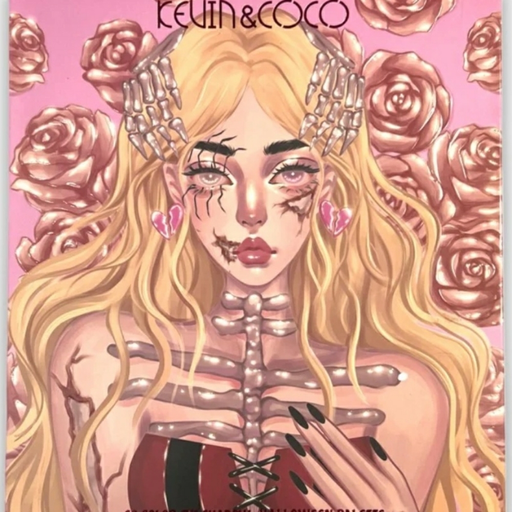 3 KEVIN&COCO FASHION EYE SHADOW & FACE PALETTE 3 eyeshadows palettes